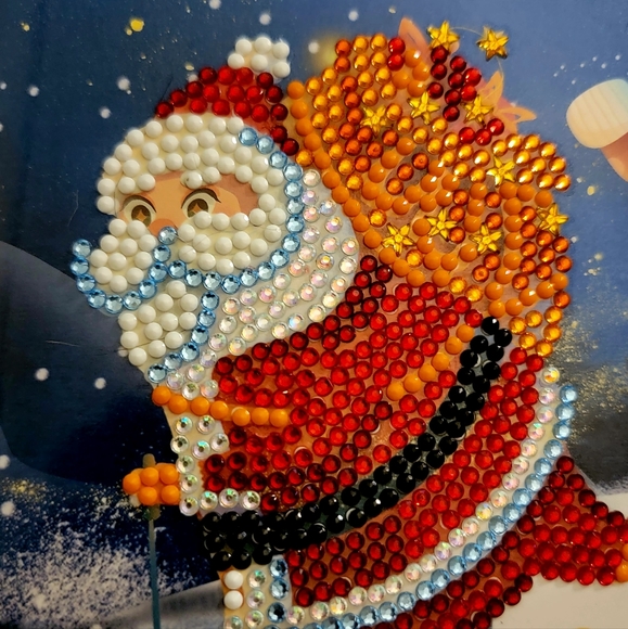 Santa Clause Delivering Gifts Via Ski Card [2 Available] - Picture 4 of 7